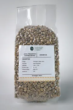 Java Preanger Green Coffee Beans