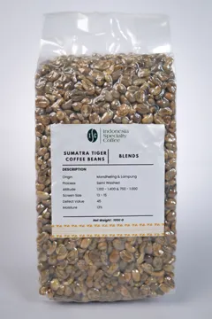 Sumatra Tiger Grade 3 Special Green Coffee Beans